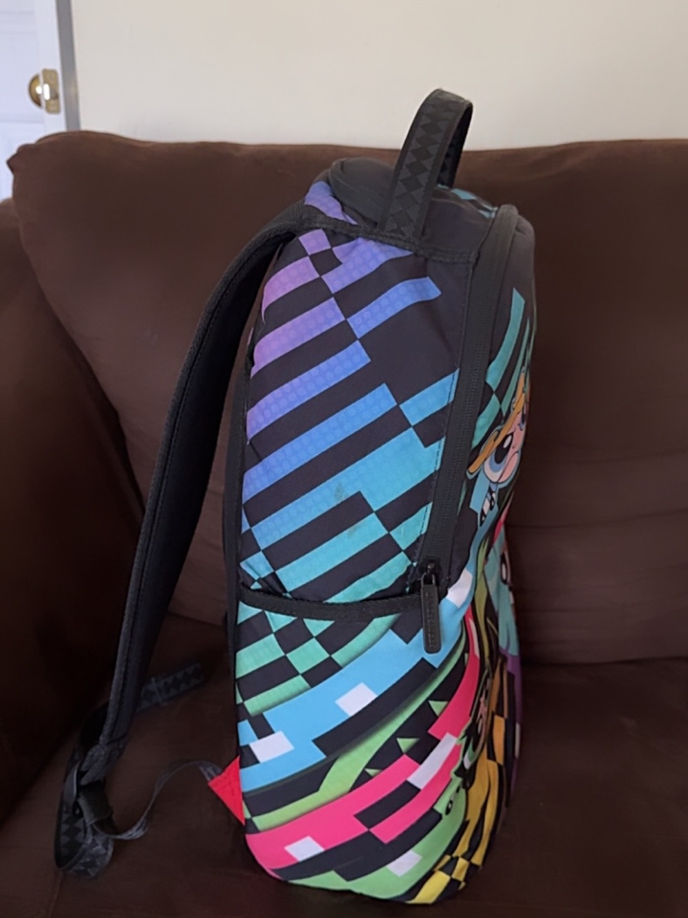 Sprayground Powerpuff Girls Neon Multi-Color Backpack - Picture 3 of 5